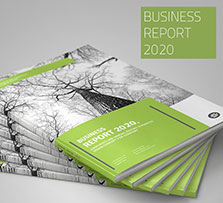 indesign模板－2020商务报告手册(32页/2种规格/EPS图标文件)：Business Report 2020